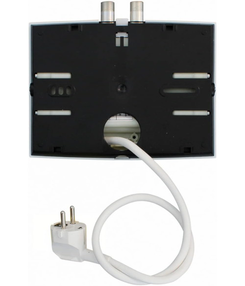 miniVED H3/3 Rückseite mit Stromkabel und Schuko-Stecker